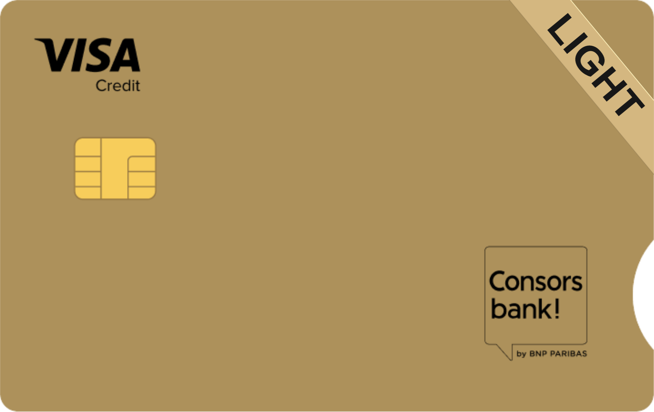 Credit Card Gold Light